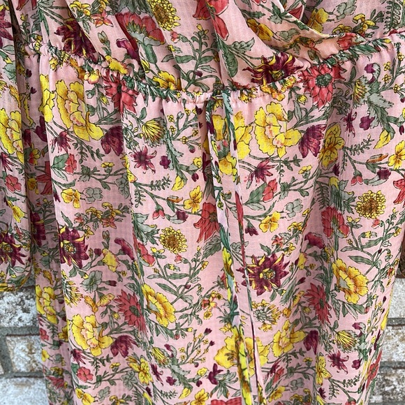 NWT Loft floral pink dress size XS - Picture 5 of 9